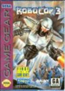 Robocop 3 box art for Sega Game Gear